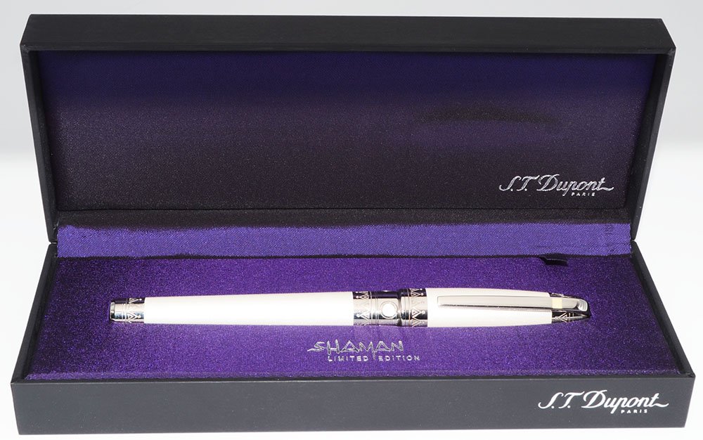 【希少】S.T. Dupont ボールペン Shaman 1929世界限定 ST Dupont Olympio LE Fountain Pen (2005) - Shaman (Pearlised